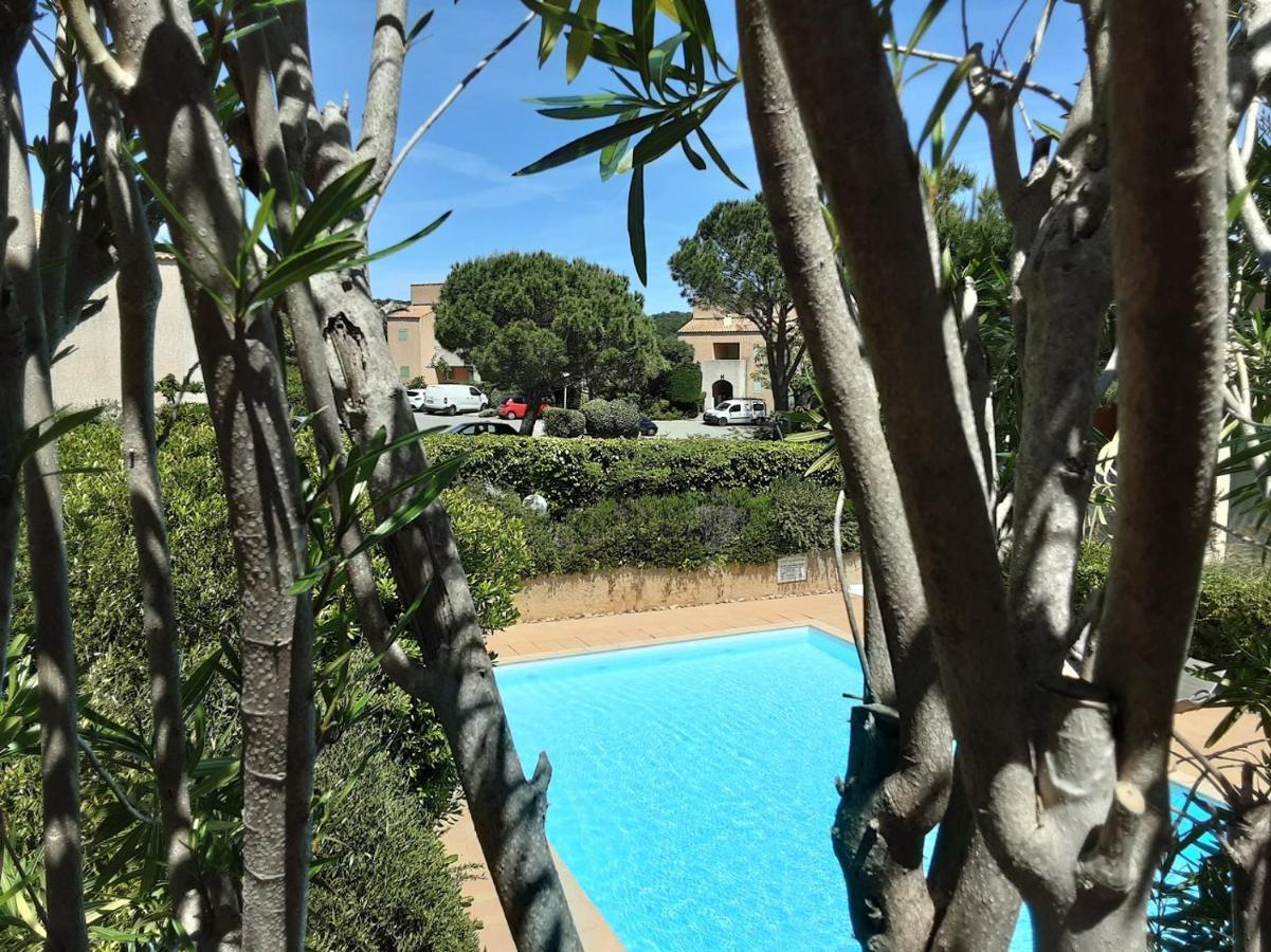 "Ti Sable" Agreable Studio Climatise, Jolie Vue Mer, Piscine A Cavalaire Sur Mer Golfe De St-Tropez Appartement Buitenkant foto