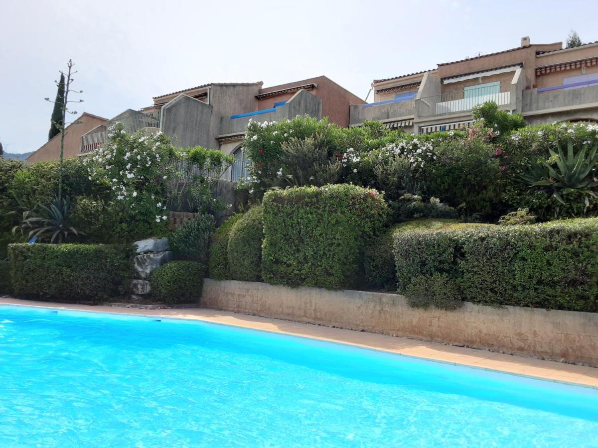 "Ti Sable" Agreable Studio Climatise, Jolie Vue Mer, Piscine A Cavalaire Sur Mer Golfe De St-Tropez Appartement Buitenkant foto