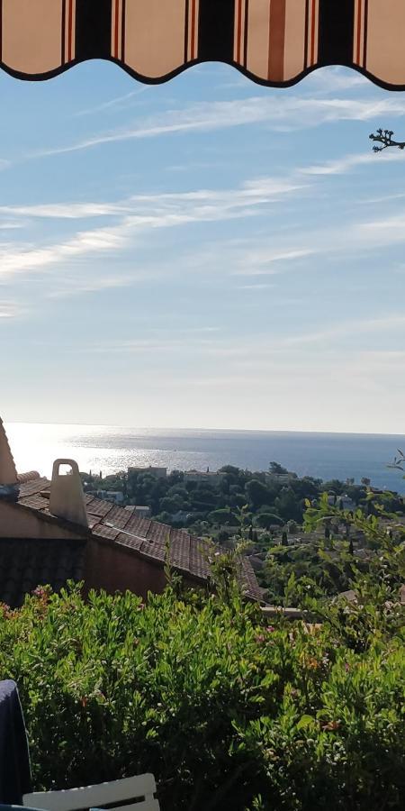 "Ti Sable" Agreable Studio Climatise, Jolie Vue Mer, Piscine A Cavalaire Sur Mer Golfe De St-Tropez Appartement Buitenkant foto